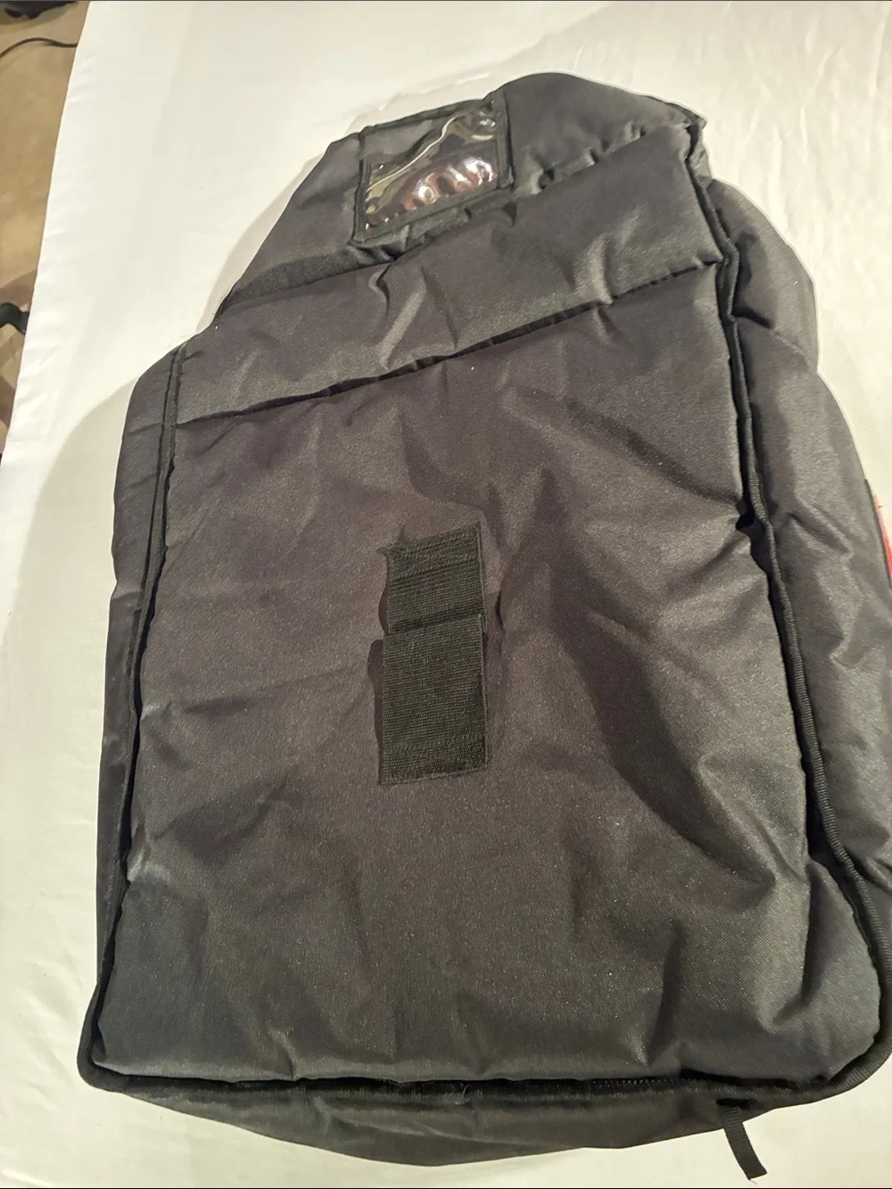 Black Insulated Duffel Bag for Men - Heavy-Duty Food Transport